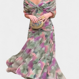 Luana - Eleganten plašč z V-izrezom