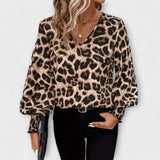 Joana - Stylish Leopard Blouse