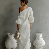 Breton Ivory Strapless Dress