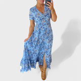 Constança - Elegant Floral Dress