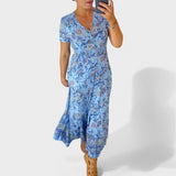 Constança - Elegant Floral Dress
