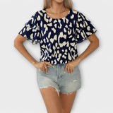 Evelyn - Casual bluzica z okroglim izrezom