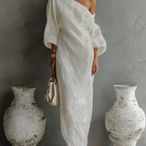Breton Ivory Strapless Dress