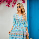 Clara - Elegant Floral Dress