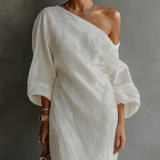 Breton Ivory Strapless Dress
