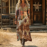 Maria - Vintage Navdihnjen Casual Oblek