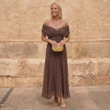 Sienna | Geometric Liquid Dress