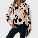 Catarina - Elegantna bluza z dolgimi rokavi