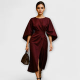 Sara - Elegantna obleka s rokavi