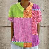 Zara - Barvita Srajca v Patchworku