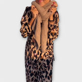 Emília - Casual obleka z leopardjim motivom