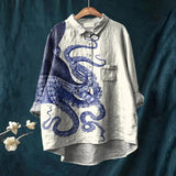 Amélia - Casual T-shirt z Natisnjenimi Polipi