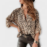 Iara - Moderna bluza z leopardjim vzorcem