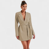Teresa - Črna blazer obleka