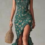 Zara - Maxi boho retro obleka