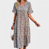 Fátima - Cvečni Oblek" can be rewritten as "Fátima - Floral Dress.