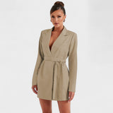 Teresa - Črna blazer obleka