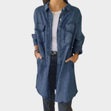 Denim srajca s klasičnim ovratnikom