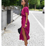Anna™ Ženska cvetlična obleka za pomlad/poletje