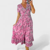 Constança - Elegant Floral Dress