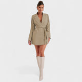 Teresa - Črna blazer obleka