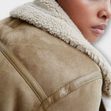 Catarina - Suede pilotska jakna