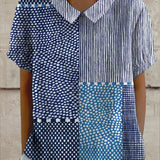 Alina - Srajca s Patchwork Natiski