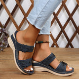 DELACROIX | Rosalie Cozy Wedge Sandals