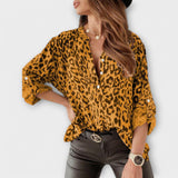 Iara - Moderna bluza z leopardjim vzorcem