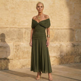 Jade | Elegantna Zelena Haljina