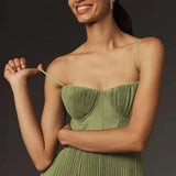 ISABELLA | ELEGANT MIDI PLEATED DRESS