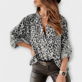 Iara - Moderna bluza z leopardjim vzorcem