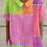 Zara - Barvita Srajca v Patchworku