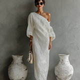 Breton Ivory Strapless Dress