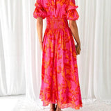 Dalia Maxi Dress | Tropical Radiance