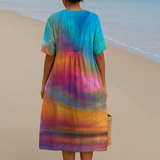 Ema - Oblačilo Tie-Dye ob Sončnem Zahodu