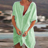 Ágata - Casual Dress Made from Linen and Cotton