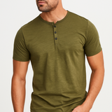 Henley srajca - Ovratnik z gumbi