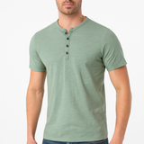 Henley srajca - Ovratnik z gumbi