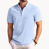 Henley srajca - Kratek gumbni placket