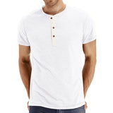 T-Shirt Henley - Mehka Mrežasta Ovratnik
