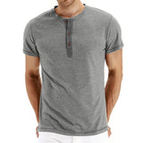 T-Shirt Henley - Mehka Mrežasta Ovratnik
