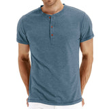 T-Shirt Henley - Mehka Mrežasta Ovratnik