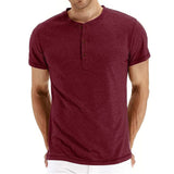 T-Shirt Henley - Mehka Mrežasta Ovratnik