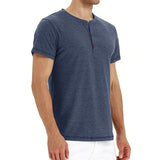 T-Shirt Henley - Mehka Mrežasta Ovratnik