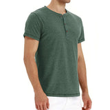 T-Shirt Henley - Mehka Mrežasta Ovratnik