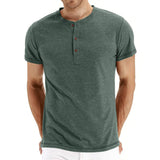 T-Shirt Henley - Mehka Mrežasta Ovratnik