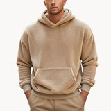Hoodie - Mešanica Fleece s Kapuco