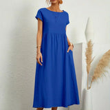 Gabriela - Elegantna Midi Fluida Obleka