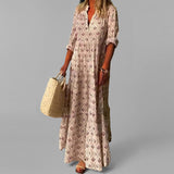 Eduarda - Dolga Vintage Obleka